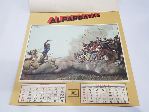 Imagen 4 de 8 de Almanaque Molina Campos 1962 Alpargatas Completo Mag 58618