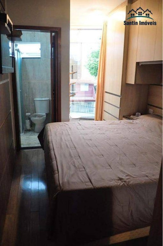 Imagem 21 de 29 de Sobrado De 130 M² Com 03 Dormitórios (sendo 01 Suíte) E Dormitório De Serviço À Venda, Por R$ 585.000 - Vila Curuçá - Santo André/sp - So0285