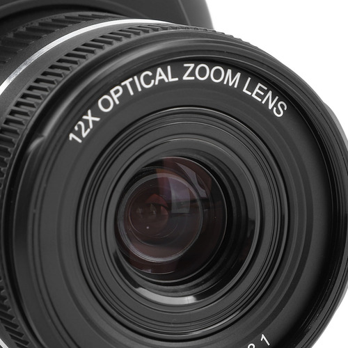 Cámara Digital 4k Para Fotografía, 72 Mp, Hd, Zoom 12x, Enfo