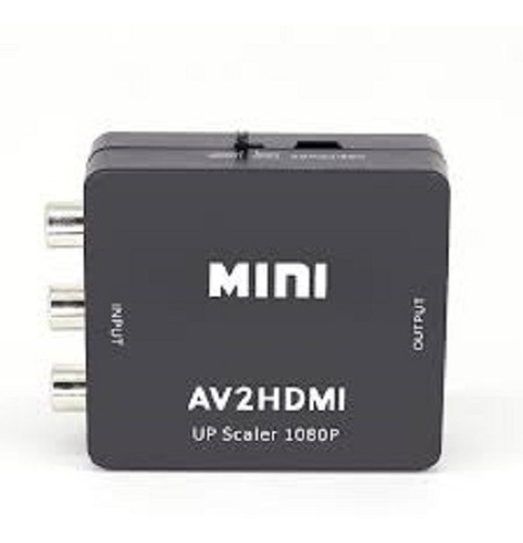 Adaptador Convertidor Mini Av2hdmi Av A Hdmi Fhd 1080p/720p