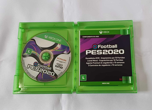 Pes 2020 Xbox One Mídia Física (Usado)