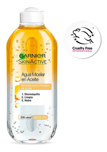 Agua Micelar Bifásica Garnier Skin Active X 400ml