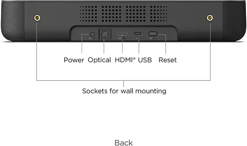  Roku Juego de sonido envolvente y Streambar  Dispositivo de  transmisión HDR 4K y barra de sonido premium todo en uno, dos altavoces  inalámbricos de TV, subwoofer inalámbrico, control remoto de