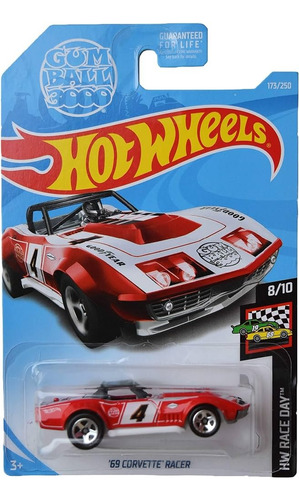 Hot Wheels '69 Corvette Racer Hw Race Day 