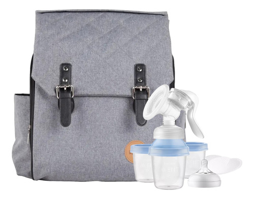 Mochila Maternal  + Extractor De Leche Manual