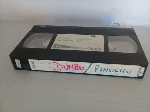 Pinocho / Dumbo ( Doblaje Argentino/ Redoblaje 1969 ) - Vhs (Usado)