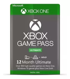 Xbox Game Pass Ultimate 12 Meses Xbox One Series X S Gpu