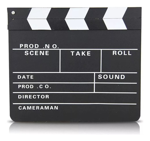 Pack De 2 Claquetas Cine Panel Clack Youtubers Teatro Accion