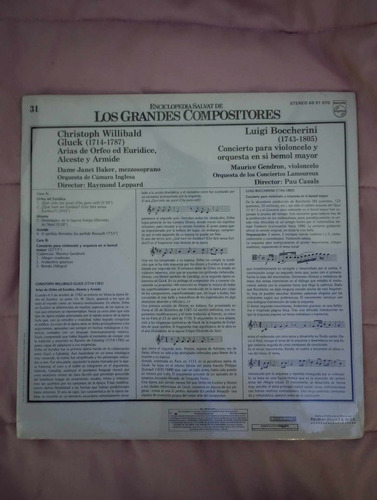 Enciclopedia Salvat De Los Grandes Compositores No. 31