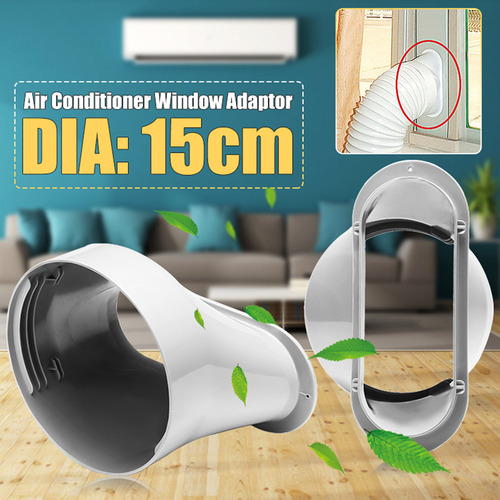 Adaptador De Ventana De 6 Pulgadas Para Escape De Aire Acond