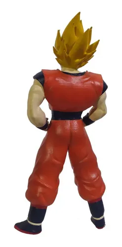 Muñeco Goku Super Saiyajin Pintado A Mano 3d Sayayin Muñeco Goku Super Saiyajin Pintado A Mano 3d Sayayin