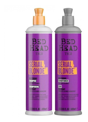 Kit Tigi Bed Head Serial Blonde 400ml (2 Produtos)