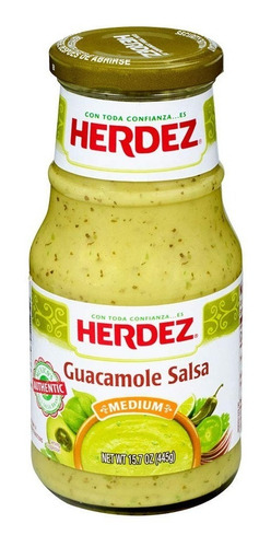 Herdez Guacamole Salsa Medium 445 Gr - g a $78