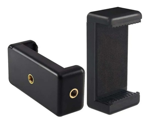 Suporte Celular P/ Tripé Rosca 1/4 Ou Bastão Extensor Self