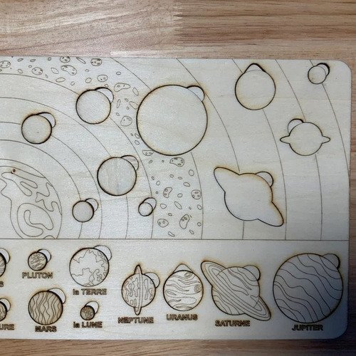 Juego Rompecabezas Puzzle Planetas Sistema Solar