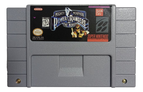 Mighty Morphin Power Rangers: The Movie Snes Super Nintendo