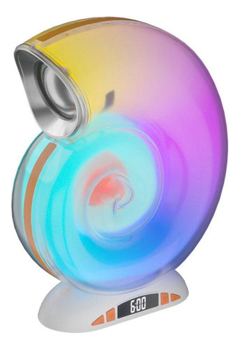 Parlante Bluetooth Caracol Altavoz Multicolor Rgb Musica Rad