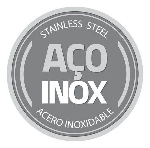 Jogo De Canudos Com Escova Em Aço Inox 5 Peças Tramontina Cor Prateado