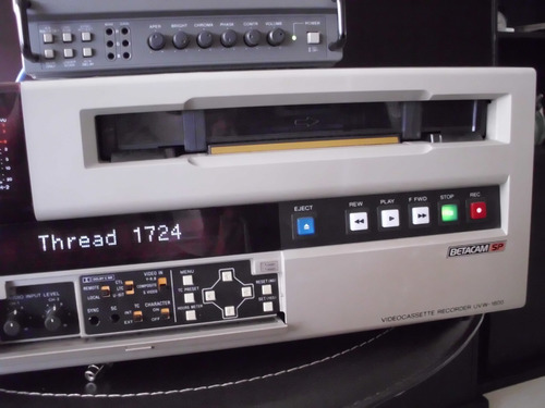 Equipo Video Reproductor Grabador  Cassett Sony Profesional