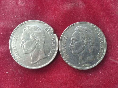 Moneda Venezuela ( 5 Bolívares ) 1973