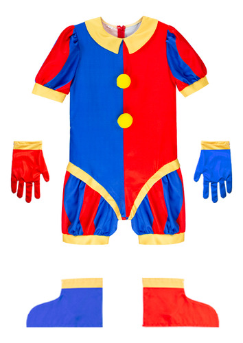 Disfraz Unisex Para Cosplay De Anime Con Diseño De Pomni De