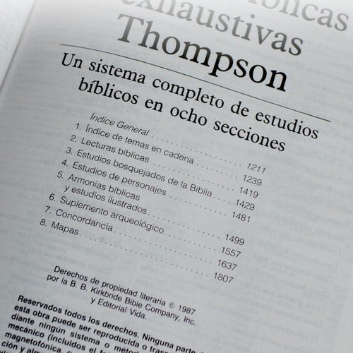 Biblia De Referencias Thompson Reina Valera 1960 Dúo Tono