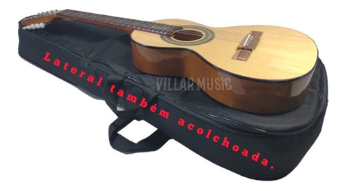 Bag Luxo Viola Caipira 1 Afinador Phx 3 Dedeiras 1 Correia