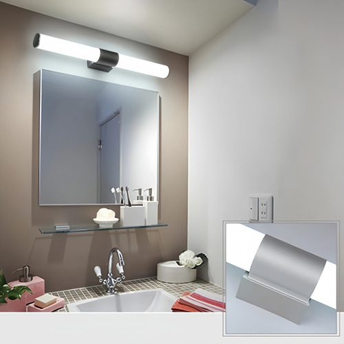 Arbotante Lampara Pared Espejo Baño 16w Led 40 Cm Vida Buena