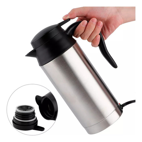 Hervidor Calefacción Eléctrico Coche De 750ml, Café, Té, 12v