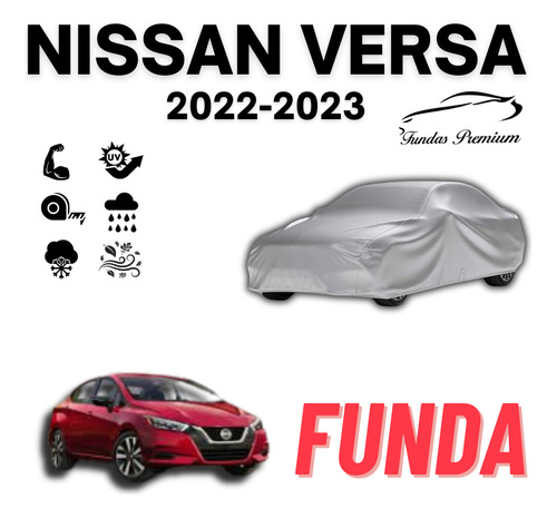 Funda Auto Afelpada Cubiert Nissan Versa/v-drive 2022 - 2023