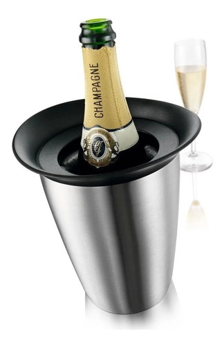 Imagen 1 de 3 de Enfriador De Champagne Elegante- Champagne Cooler Vacu Vin