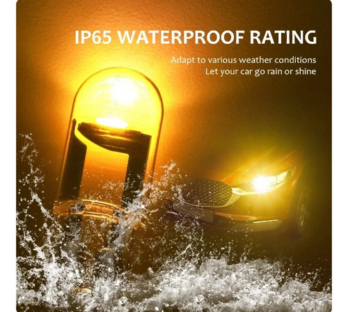 2 Ampolletas Led Cristal Cola De Pez T10 Alta Potencia