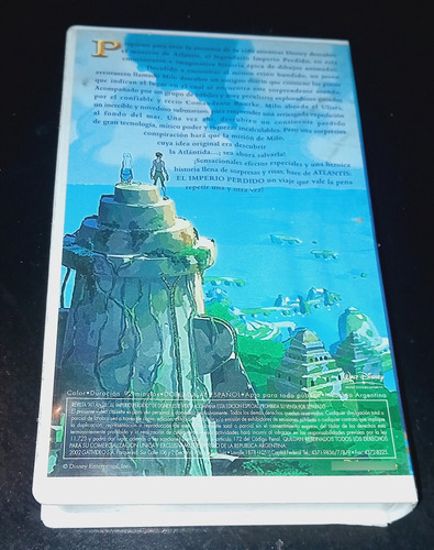 Atlantis El Imperio Perdido!!vhs Disney!! (Usado)