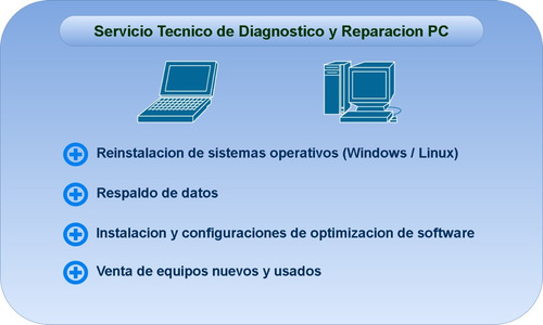 Servicio Tecnico De Diagnostico Y Reparacion Pc