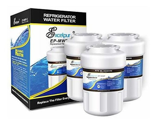 Filtro Agua Compatible Ge, Kenmore, 3 Pack.