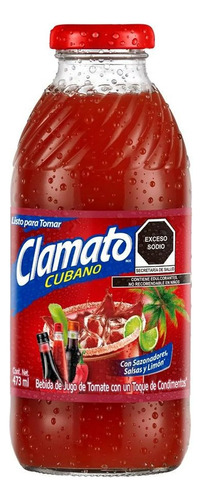 Jugo Clamato Tipo Cubano 5 Piezas De 473 Ml C/u