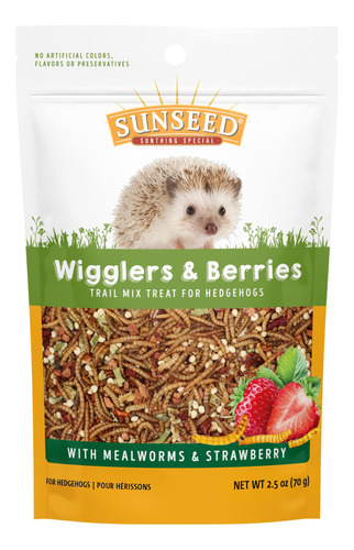 Sunseed Vita Prima Wigglers & Berries Hedgehog Treat - Gusan