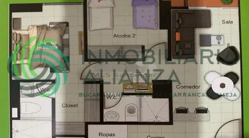 Apartamento En Venta En Centro. Cod V61638