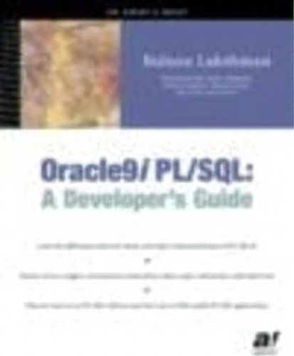 Oracle9i Pl/sql : A Developer's Guide, De Bulusu Lakshman. Editorial Apress, Tapa Blanda En Inglés