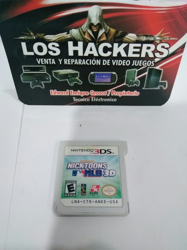 Juego Nintendo 3ds Nicktoons Mlb 3d