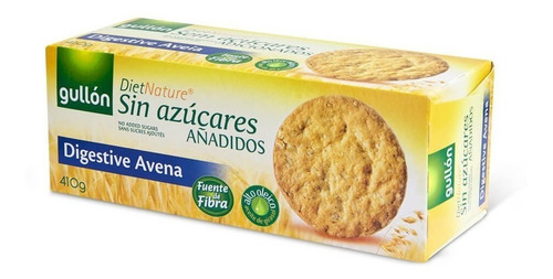 Gullón Galletas Diet Nature Digestive Avena Sin Azúcar 410 G