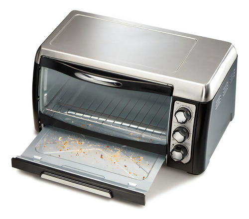 Horno Electrico Hamilton Beach 31330d Color Gris con negro