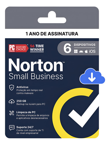 Norton Small Business 250gb 6 Dispositivos 12 Meses