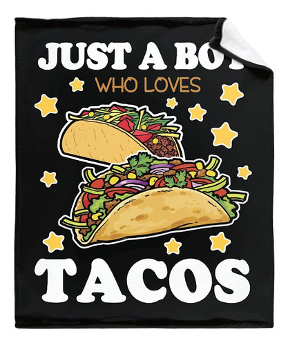 Manta De Taco Burrito De Forro Polar De Felpa Regalo D...