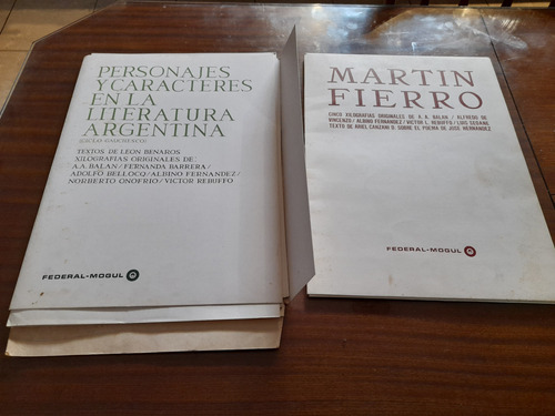 Lote Xilografias Martin Fierro Y Personajes Literatura