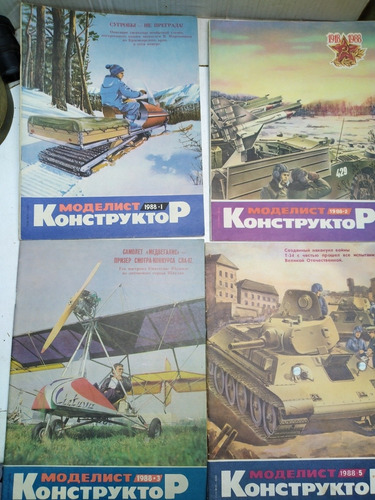 Revista Diseñador Contrucción 1988 Ruso 