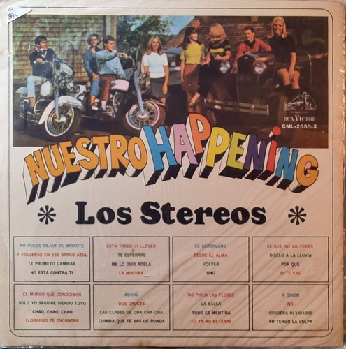 Vinilo Lp De Los Stereos  -nuestro Happening  (xx846.