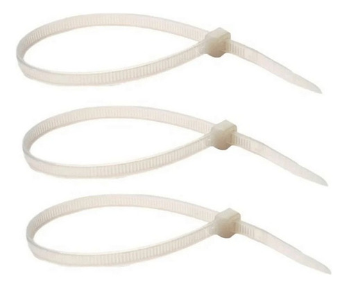 20 Abraçadeira Nylon 2,5x100 Branco