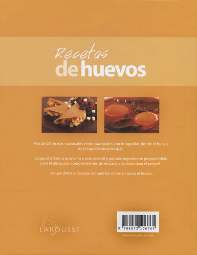 Recetas De Huevos, Editorial Larousse En Español