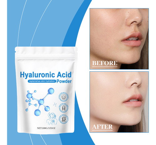 Máscara Facial Caseira Em Pó Hialurônico C 100g 5008